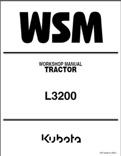 Kubota B6100HST B7100HST Tractor Operator Manual